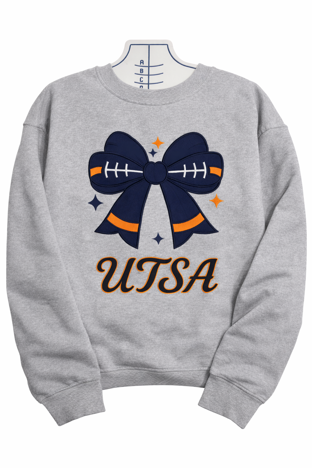🎀 Custom Team Bow Appliqué Sweatshirt – Personalized with your Team Colors and Name