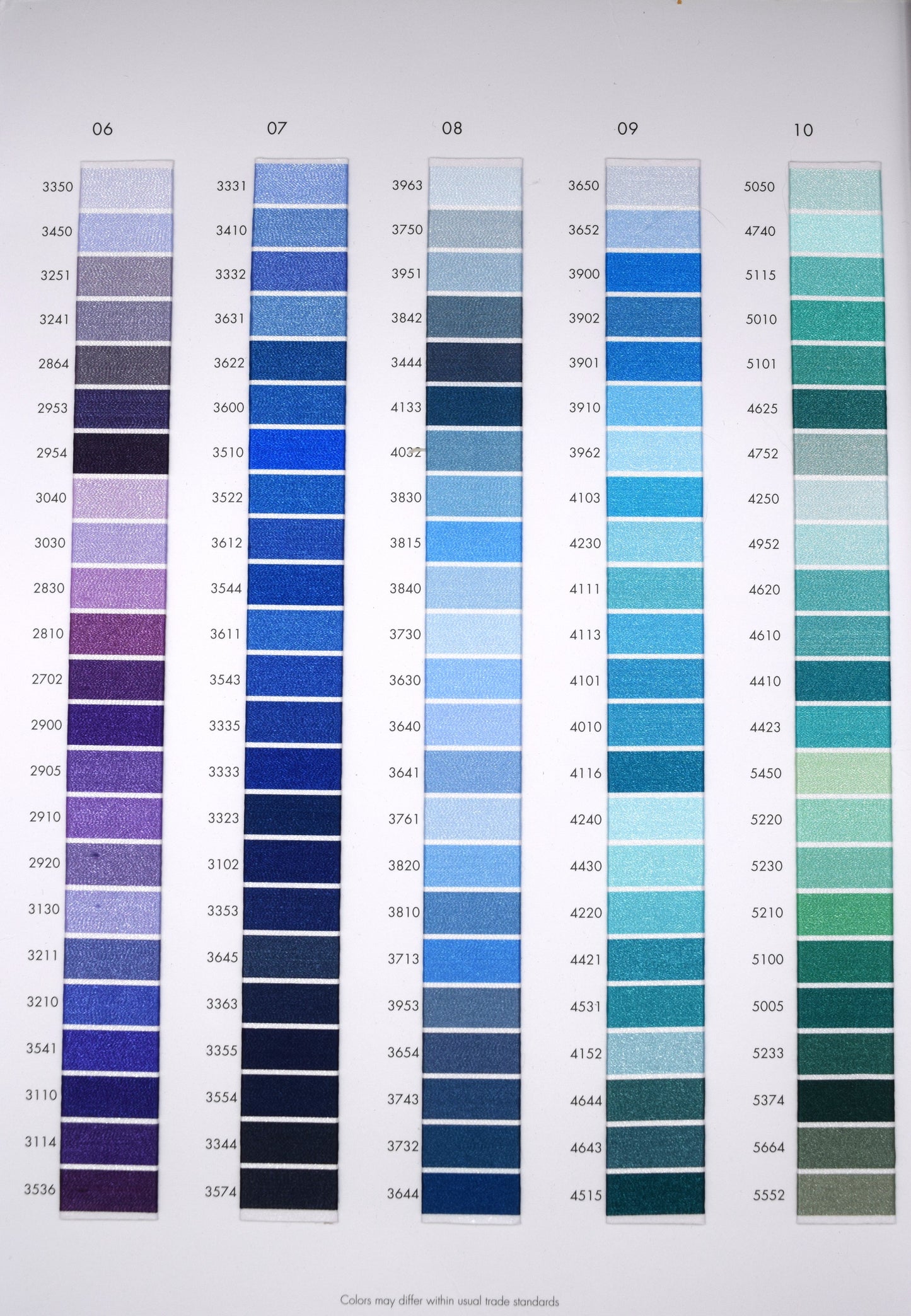 Thread Color Samples Page 2