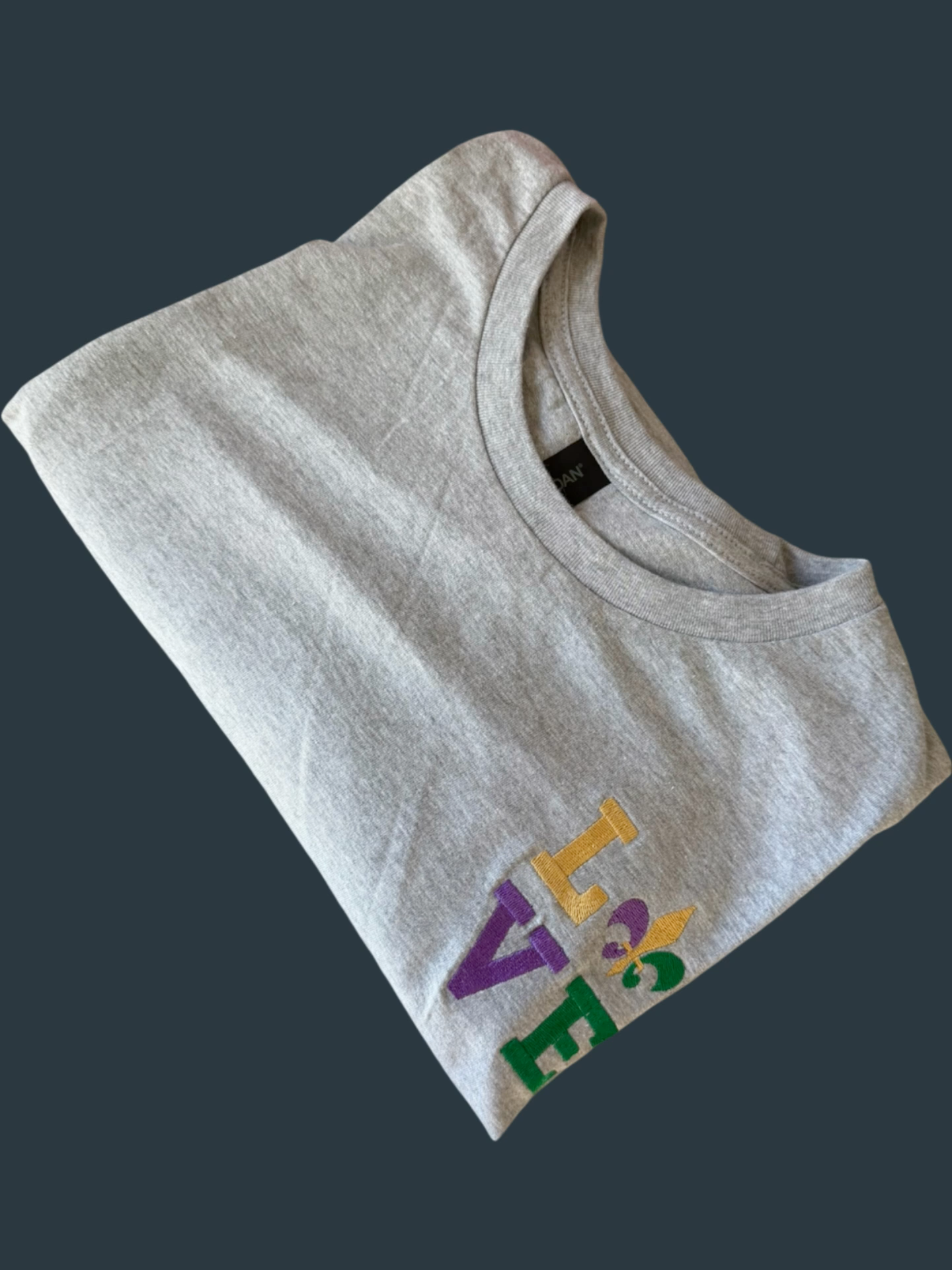 Mardi Gras LOVE Shirt – Gildan Cotton Tee | Unisex Mardi Gras T-Shirt Perfect for Men and Women