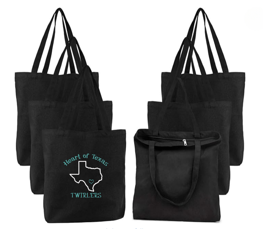 Heart of Texas Twirlers Personalized Team Tote Bag