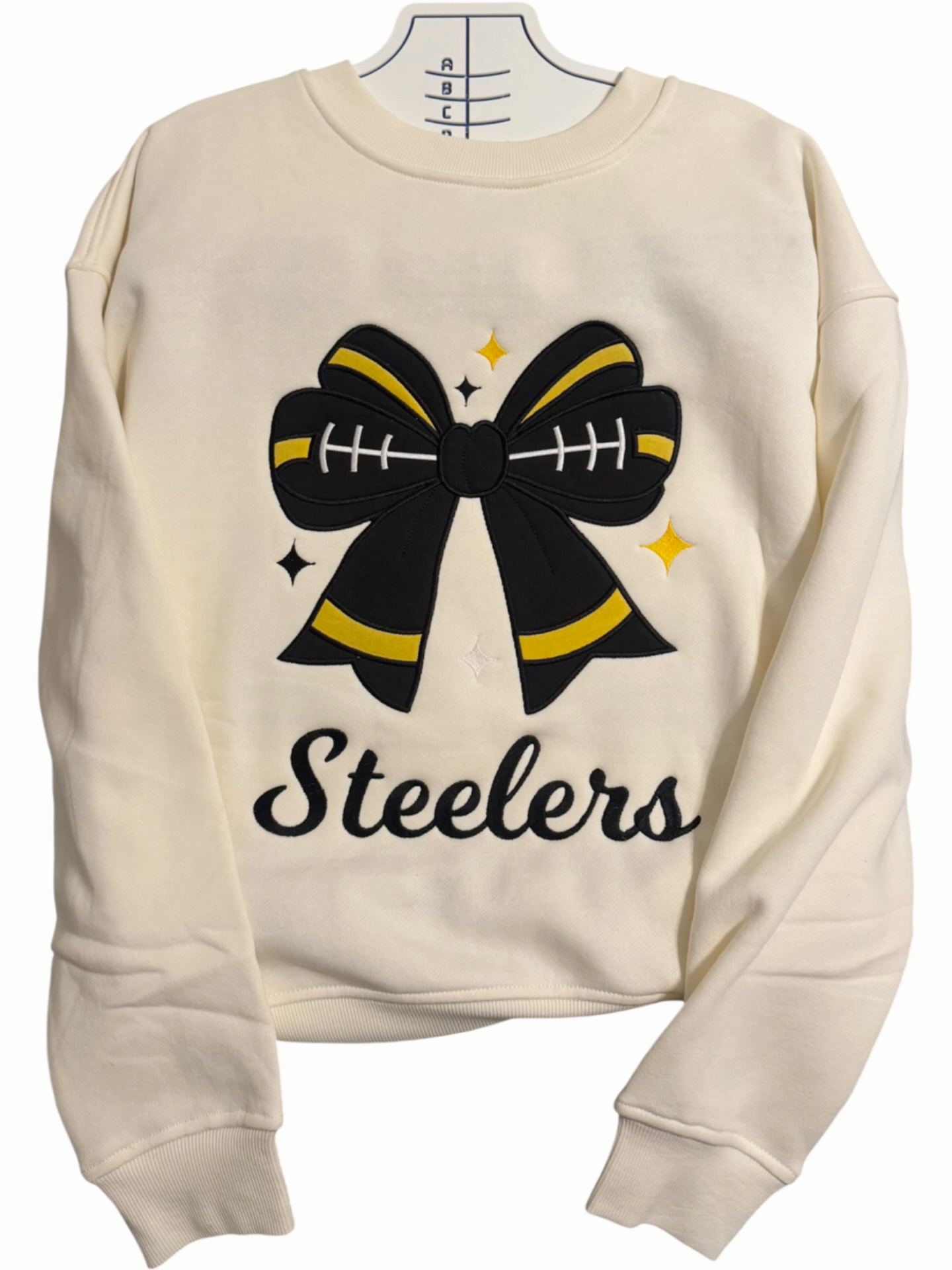 🎀 Custom Team Bow Appliqué Sweatshirt – Personalized with your Team Colors and Name